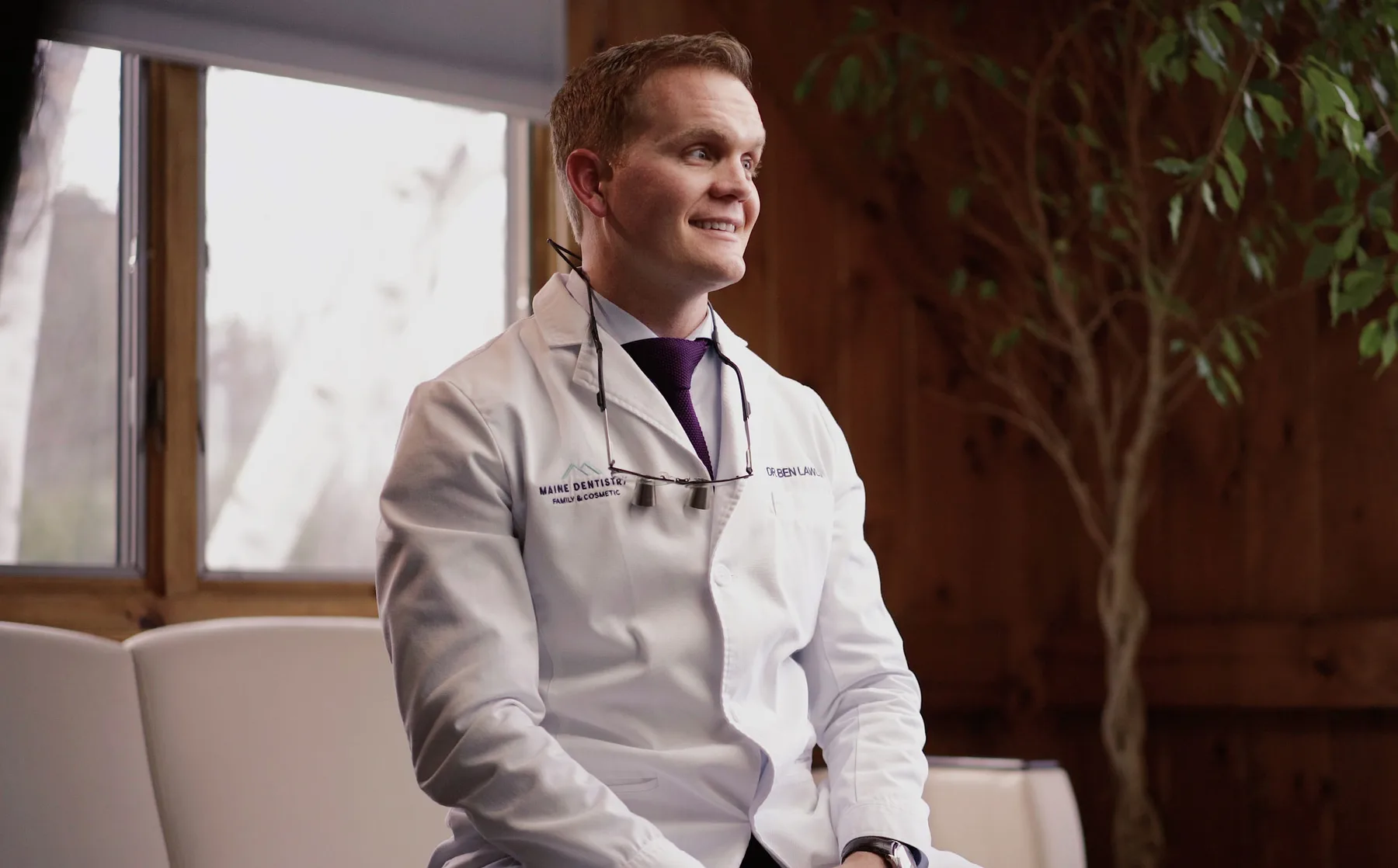 Maine Dentistry clinician in the clinic